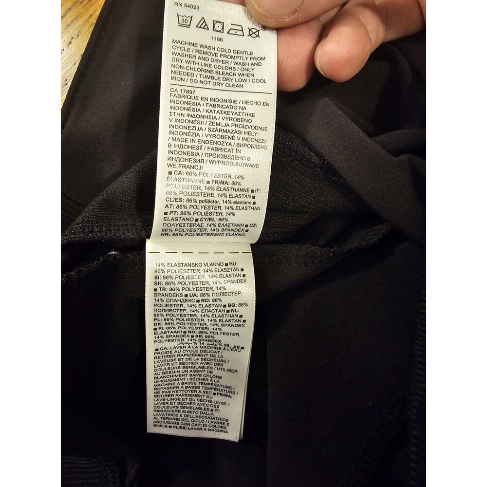 Athleta Brooklyn Mid Rise Ankle Pants Black 8 Featherweight Stretch 198671 EUC - Picture 9 of 9